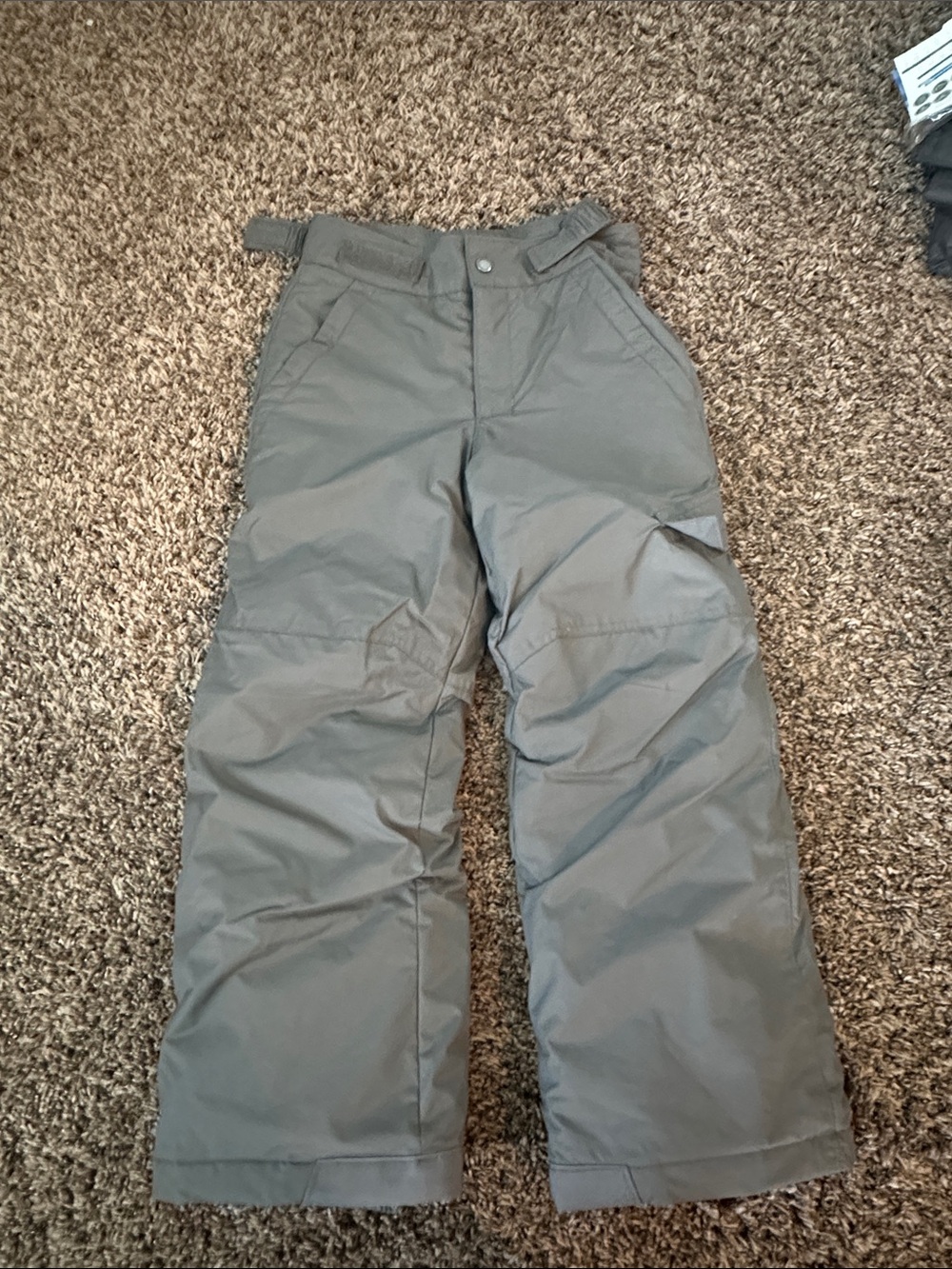 Columbia grey ski pants size 8 youth